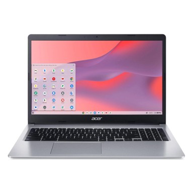 ACER Laptop Chromebook 315 / Intel Celeron N4000, 15.6", 1366 x 768, 4GB RAM, 64GB SSD, ChromeOS, srebrna (obnovljen)